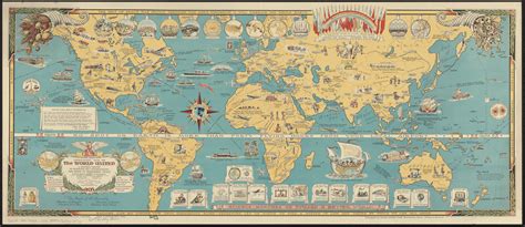 Mercator Map Of The World United Digital Commonwealth