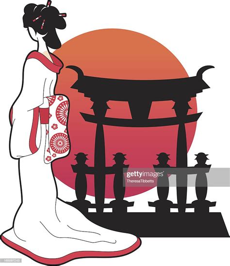 Japonaises Geisha Illustration Getty Images