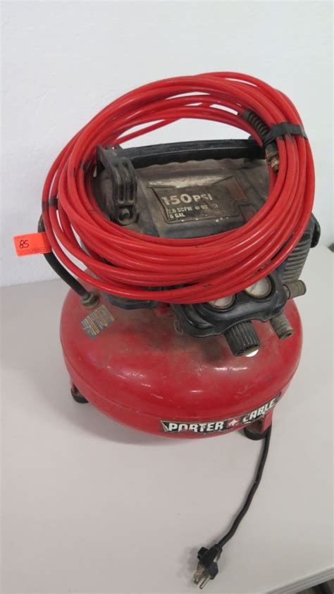 Porter Cable 150 Psi Electric Compressor W Hose