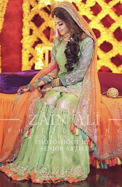 Mehndi Bride Mehndi Dress For Bride Bridal Mehndi Dresses Bridal