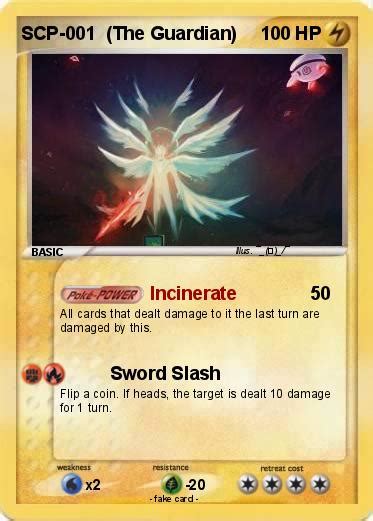 Pokémon Scp 001 The Guardian Incinerate My Pokemon Card