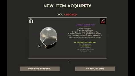 Tf2 Unboxing An Unusual Bubble Pipe Steaming Youtube