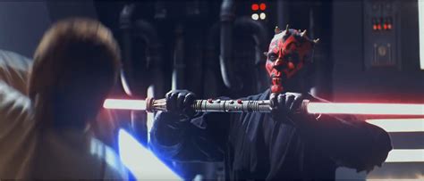 In Star Wars The Phantom Menace 1999 Obi Wan Kenobi Cuts Darth
