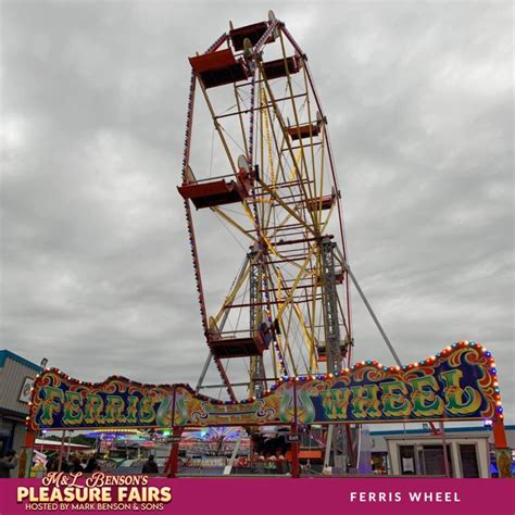 Ferris Wheel Ml Pleasure Fairs I In Association With Bensons Fun Fairs