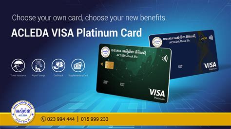 As an hsbc platinum visa credit card holder, you get an exclusive travel insurance coverage when you pay for your travel fares using your hsbc • covered trip shall be any trip booked using your hsbc platinum visa credit card. ACLEDA VISA Card