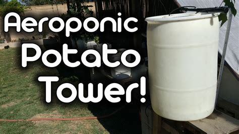 Aeroponicaquaponic Barrel Potato Tower Youtube