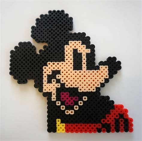 Mickey Mouse Perler Beads Perler Bead Art Perler Bead Disney Images