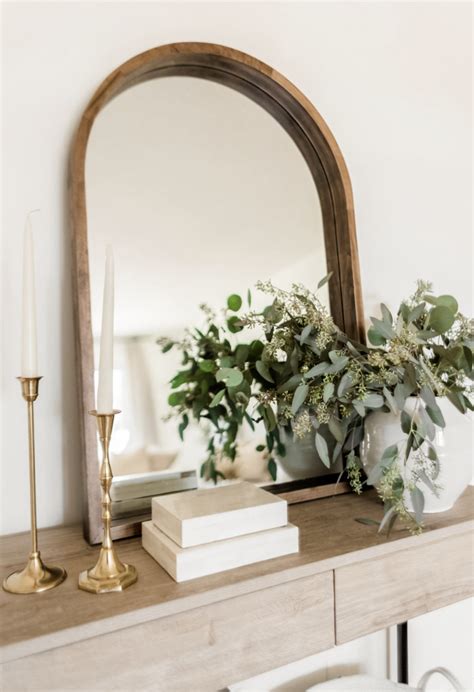 Entryway Update Arched Mirror Reveal Halfway Wholeistic