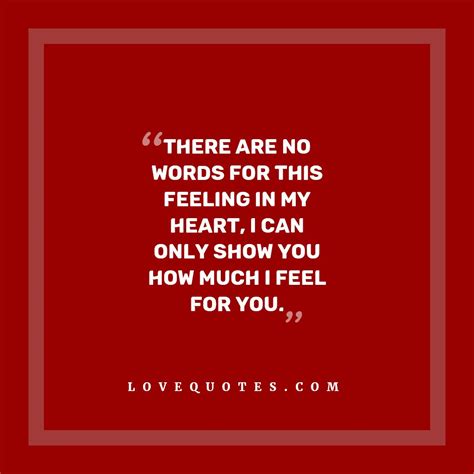 No Words Love Quotes