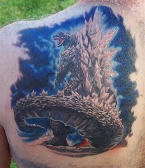 Seriously Good Godzilla Tattoos Photos Klyker Godzilla