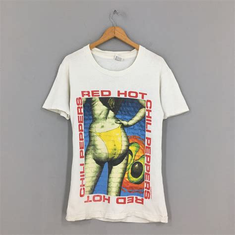 Vintage 1992 Red Hot Chili Peppers Avocado Butt Tshirt Altered Etsy