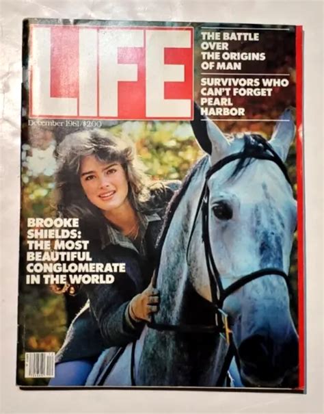 Life Magazine December 1981 Issue Brooke Shields Coverarticle £13