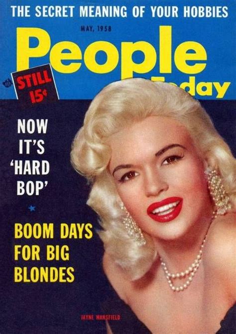 Jayne Mansfield On The Cover Of People Today May 1958 Jayne