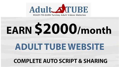 Adult Tube Website For Sale Earn M Ready To Earn Adult Tube Youtube