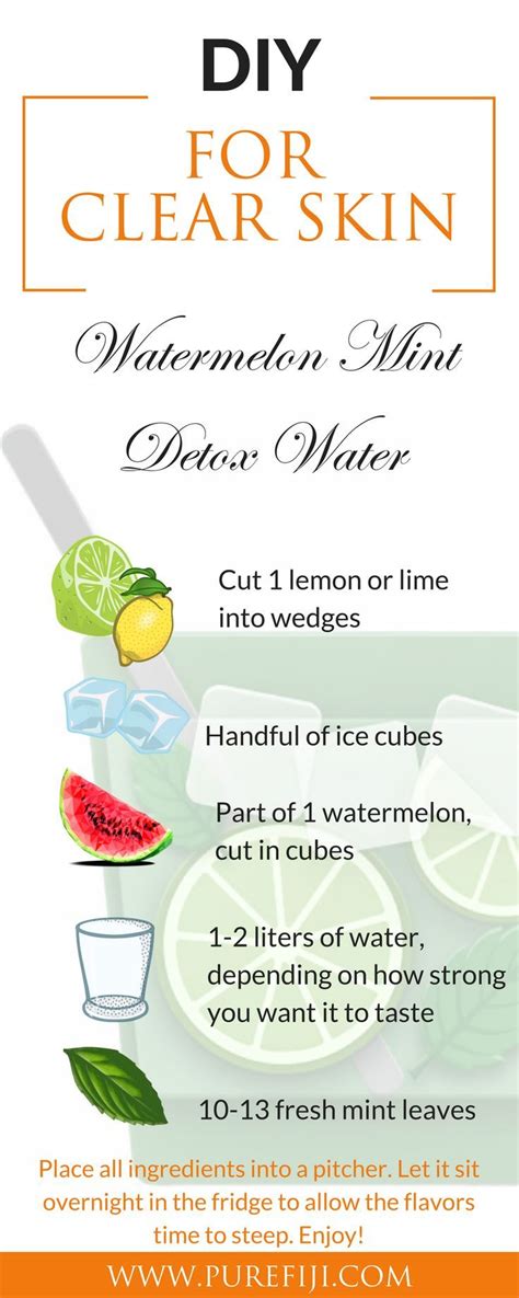 Detox Water Drink Your Way To Clear Glowing Skin Healthy Detox