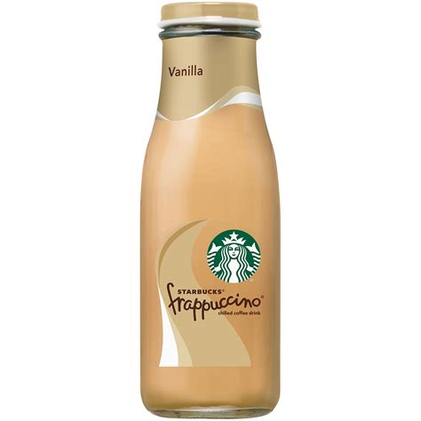 Starbucks Frappuccino Vanilla Chilled Coffee Drink 137 Fl Oz Bottle