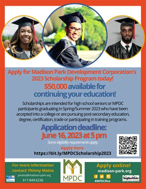 Mpdcs 2023 Scholarship Program Applications Open Now Madison Park