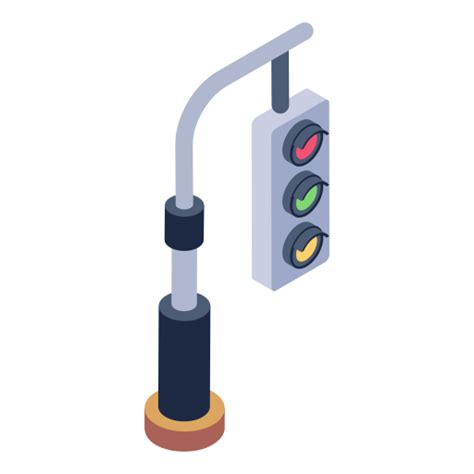 Stop Light Generic Isometric Icon