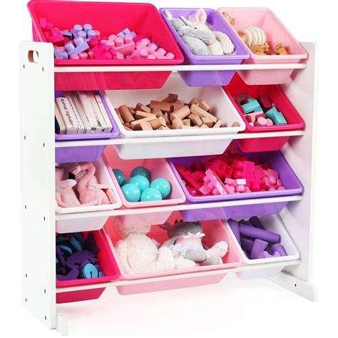 Buy Humble Crew Kids Toy Storage Organizer With 12 Plastic Bins