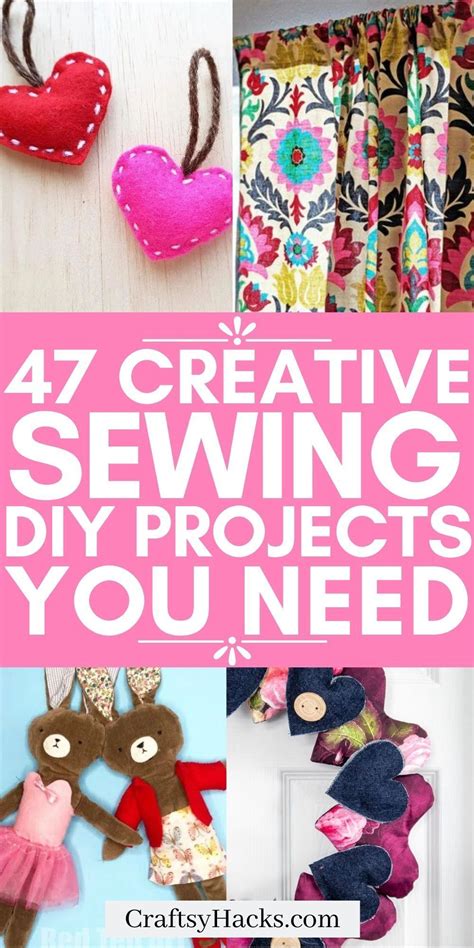 47 Easy Sewing Projects for All Levels | Diy sewing projects, Unique