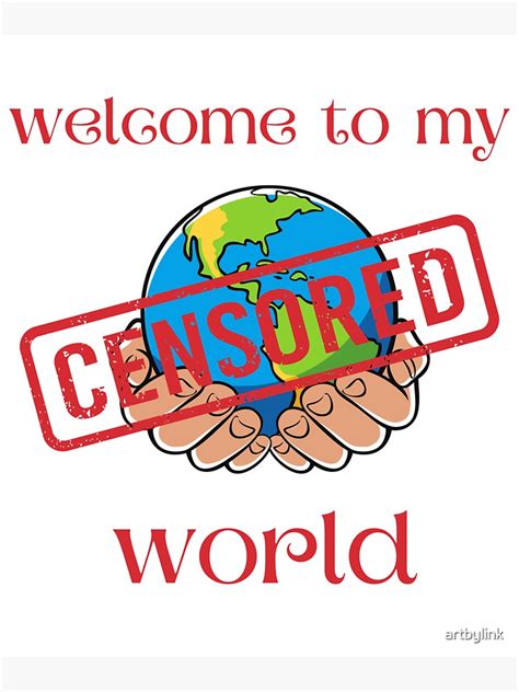 Welcome To My World Sticker For Sale By Artbylink Redbubble