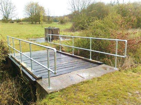 Although, if there are equestrians on the bridge, the railing should be higher. Steel Handrails & Wooden Bridge, Unilever House ...
