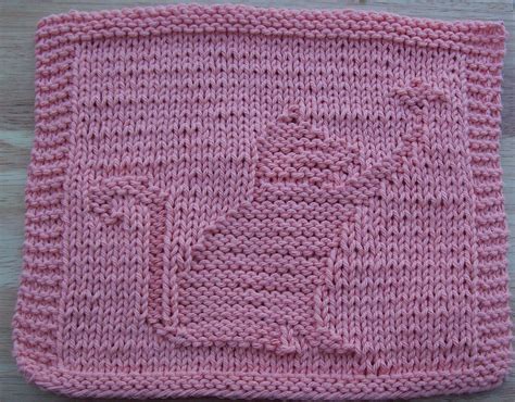 Yarnspirations has everything you need for a great project. DigKnitty Designs: Cat With Butterfly Knit Dishcloth Pattern