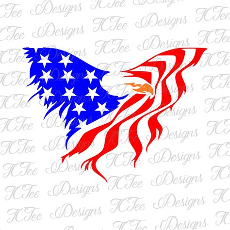 American Flag With Eagle Svg 179 Svg File For Diy Machine