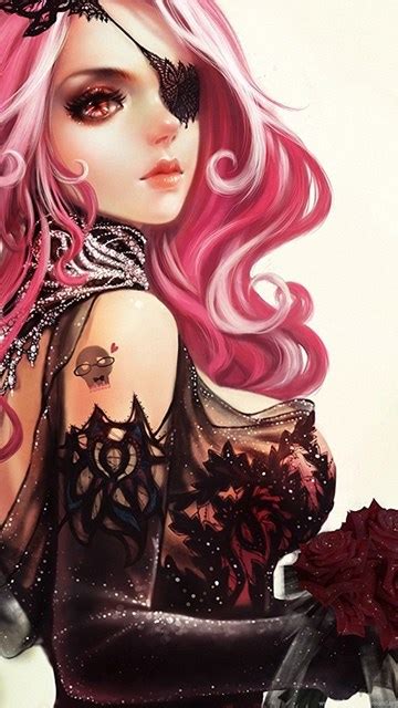 Anime Girl Cool Pink Hair Art Beautiful Eyes Bokeh Hd Wallpapers