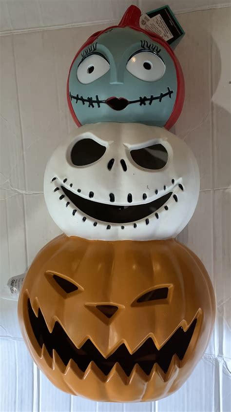Buy Nightmare Before Christmas Pumpkin Stack Halloween Light Up Jack