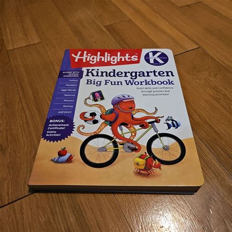Kindergarten Big Fun Workbook By Highlights Learning Paperback