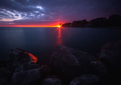 Cale Best Photography — The Sunset Over Lake Erie From Colchester