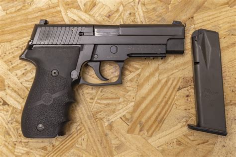 Sig Sauer P S W Dao Police Trade In Pistol With Rail Sportsman