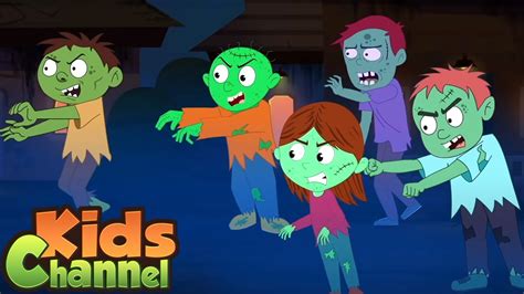 Zombie Town Schoolies Cartoons Halloween Song For Children From