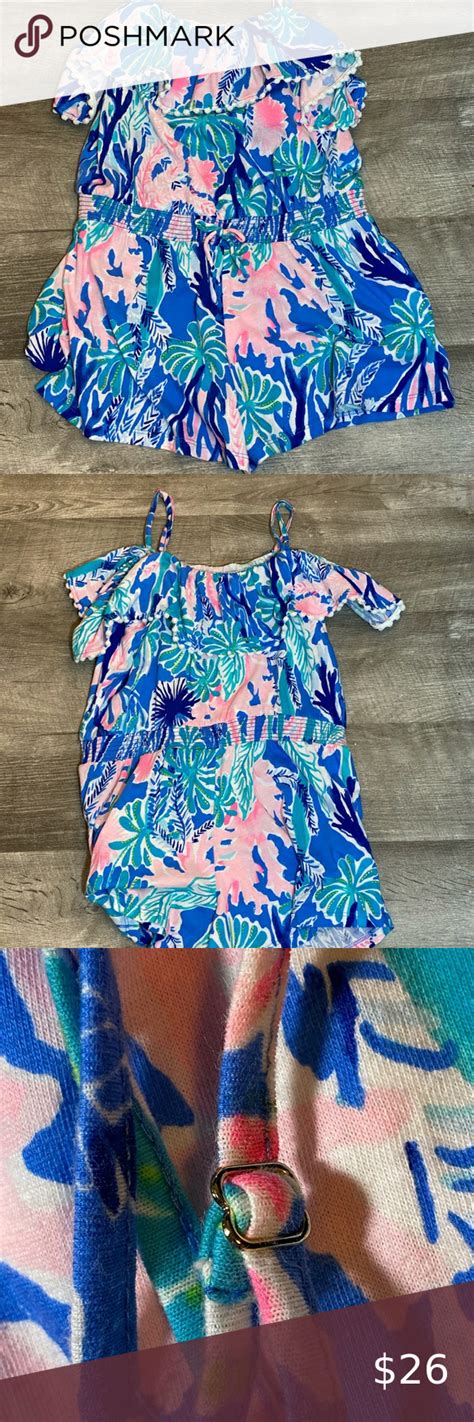 Lilly Pulitzer Girls Romper Xl 12 14 Euc Girls Rompers Rompers