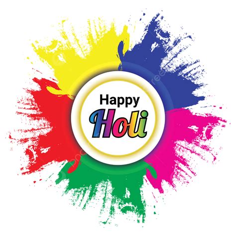 Happy Holi Festival Vector Hd Png Images Happy Holi Festive