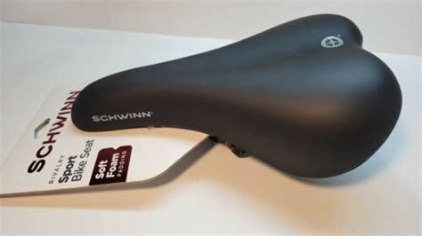 Schwinn Rivalry Soft Foam Padding Sport Black Bike Bicycle Seat Saddle