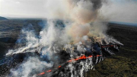 Volcano Erupts On Reykjanes Peninsula Southwest Iceland Cgtn