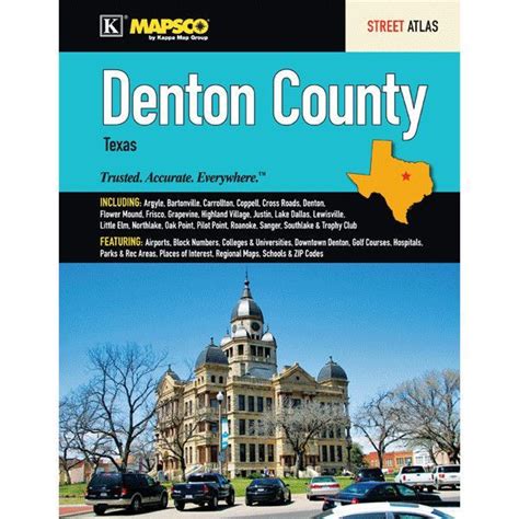 Universal Map Denton County Texas Street Guide Denton County