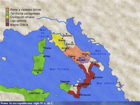 Clase Sociales 7 Mapa De Roma Antigua