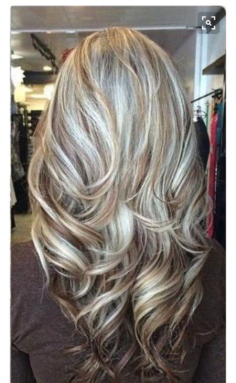 Highlightslow In Gray Hair Hair Styles Blending Gray Hair Long Hair Styles