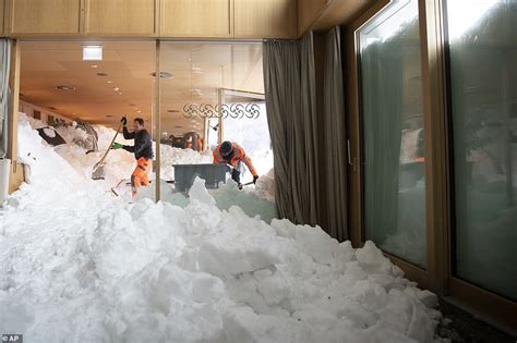Avalanche Bursts Through Swiss Hotel Restaurant As Guests Are Eating