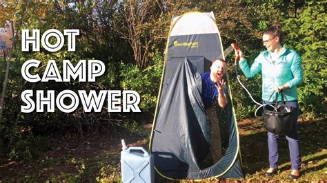 Our Camp Shower System Portable HOT Private YouTube