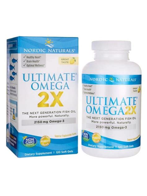 Nordic Naturals Ultimate Omega 2x 60sg Nuts N Berries Healthy Market