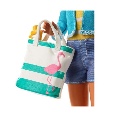 Barbie Travel Stacie Doll Blonde With 5 Accessories Including A Camera And Backpack For 3 To