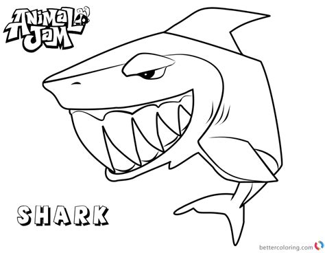 Search through 623,989 free printable colorings at getcolorings. Animal Jam Coloring Pages Shark - Free Printable Coloring ...