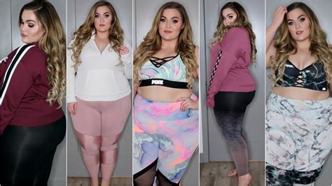 Victoria S Secret Pink Haul And Try On Fat Girl Friendly Clothing Youtube