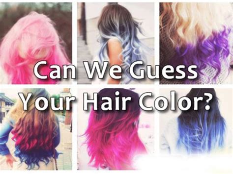 Can We Guess Your Hair Color Playbuzz