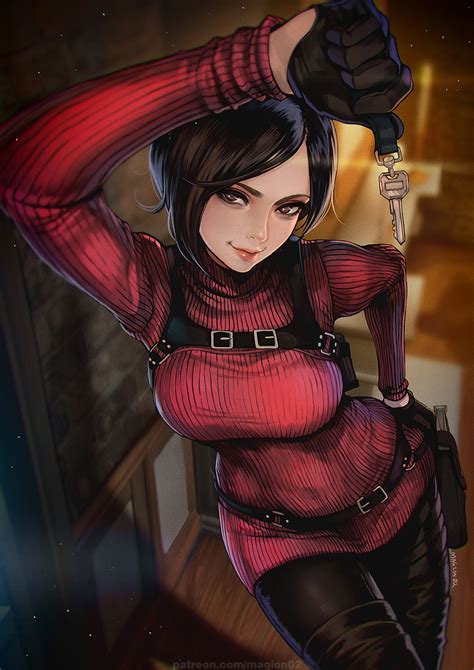 Magion02 Ada Wong Resident Evil Resident Evil 4 Resident Evil 4 Remake Highres 1girl