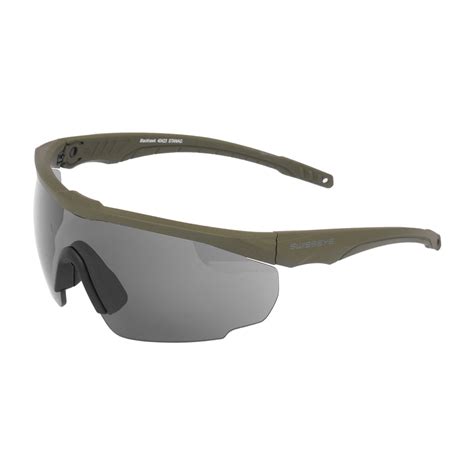 swiss eye ballistic glasses blackhawk with visor set rubber green 40423 best price check